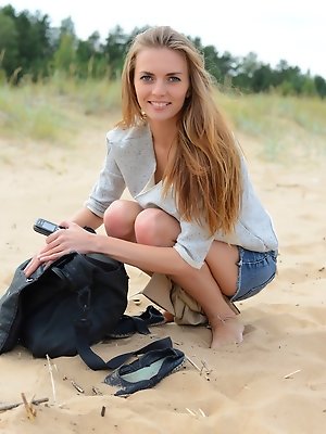 Girl on the seaside